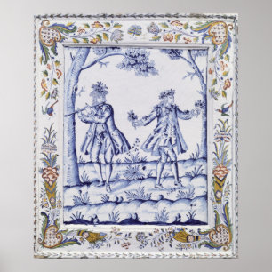 Póster Plaque depicting a scene from 'The Magic Flute'