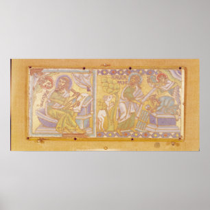 Póster Plaque depicting St. Mark