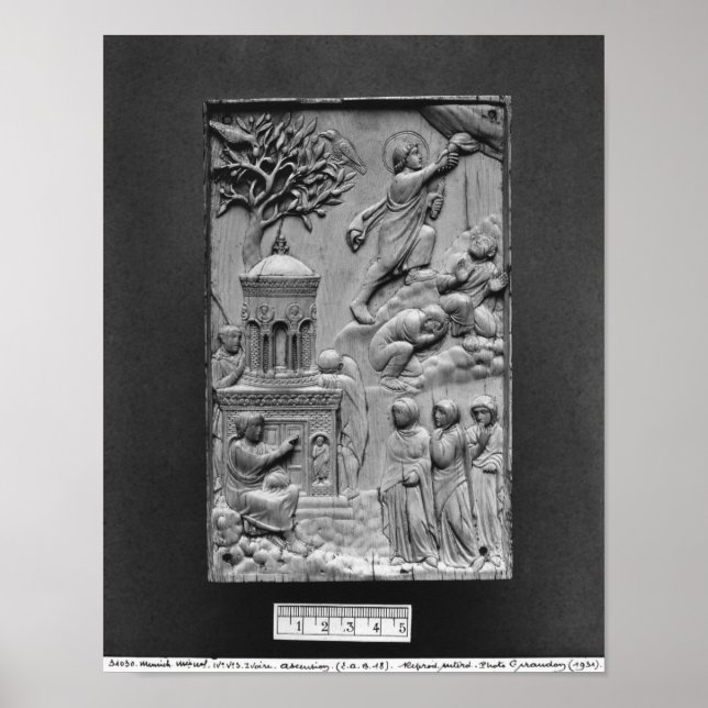 Póster Plaque depicting the Ascension (Frente)