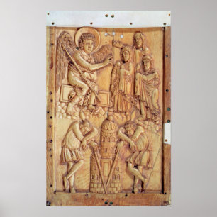 Póster Plaque representando a las mujeres sagradas en la