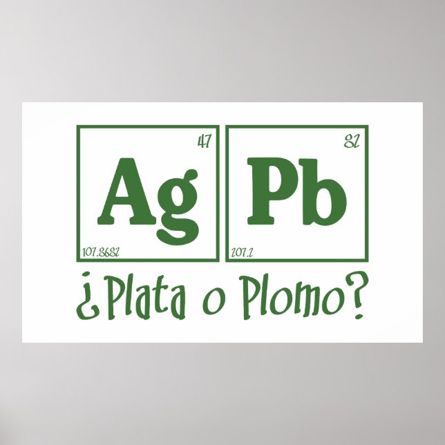 Póster Plata o plomo (Frente)