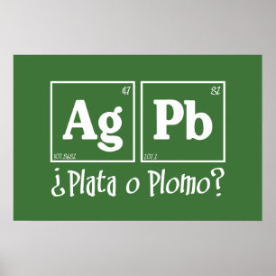 Póster Plata o plomo