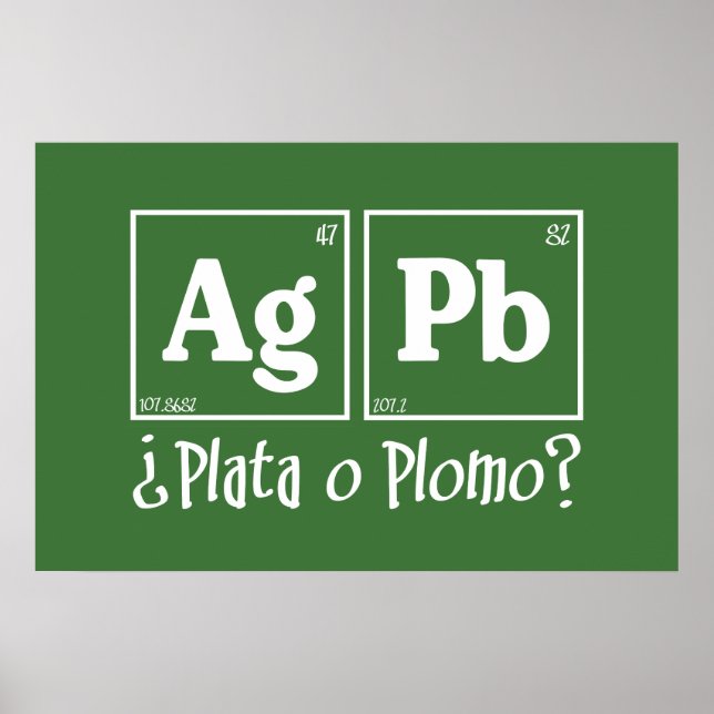 Póster Plata o plomo (Frente)