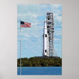 Póster Plataforma de lanzamiento del cohete del Sistema d