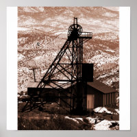 Plataforma minera, Gold Hill, Nevada