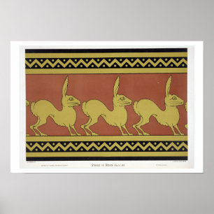 Póster Plate VII from 'Studies in Design', c.1874-76 (lit