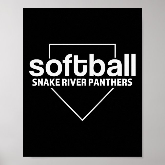 Póster Plato Local de Softll de Snake River Panthers  (Frente)