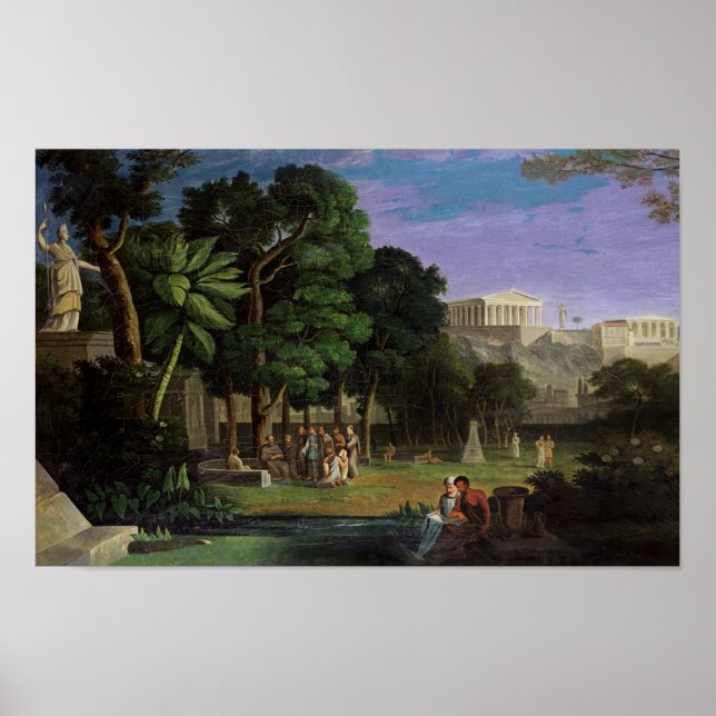 Póster plato's academy (Frente)