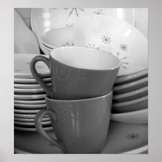 PÓSTER PLATOS DE RETRO IV