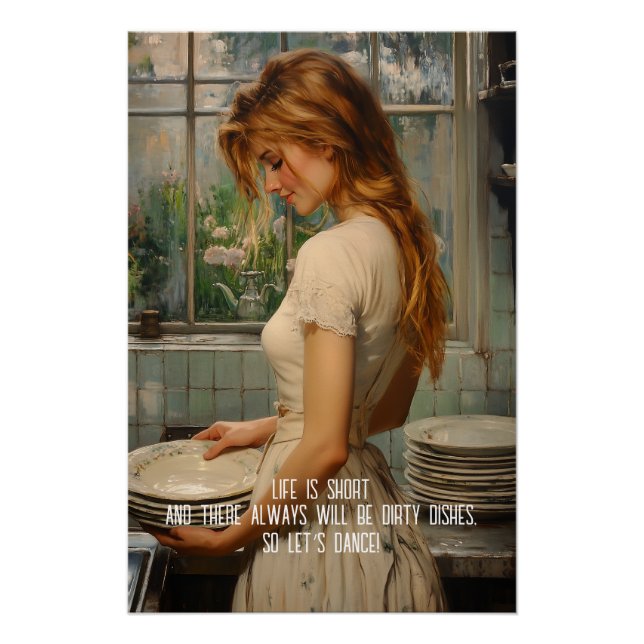 Póster Platos sucios (Anverso)