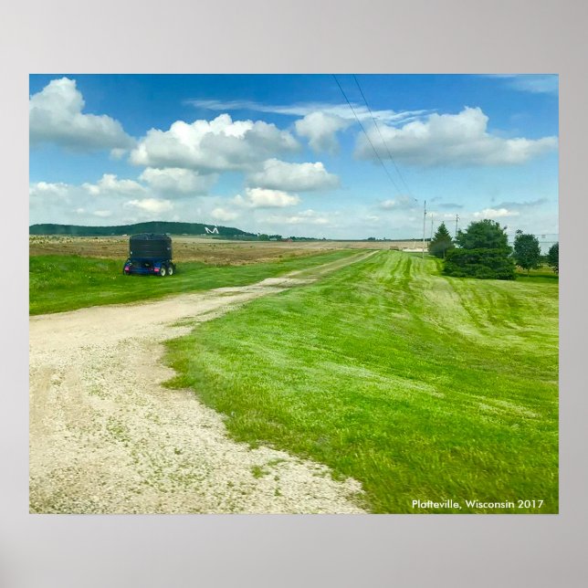 Póster Platteville, Poster de fotografía de Wisconsin (Frente)