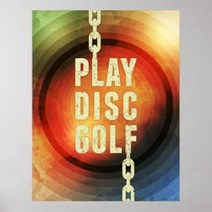 Póster Play Disk Golf