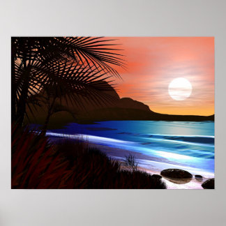 Póster Playa