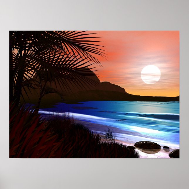 Póster Playa (Frente)