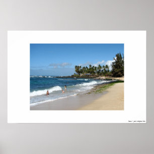 Póster playa