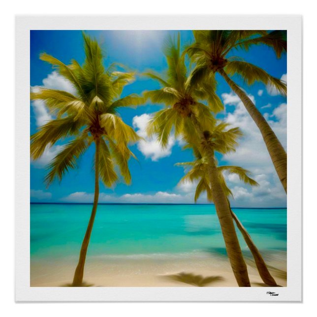 Póster Playa (Anverso)