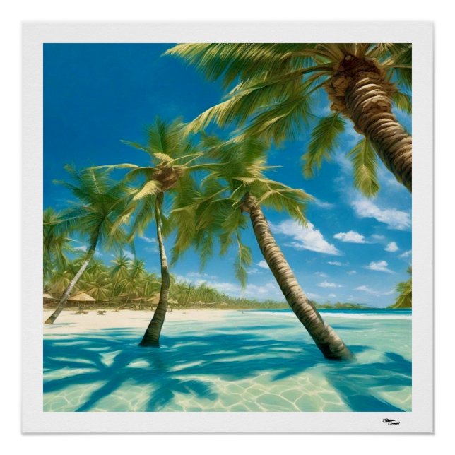 Póster Playa (Anverso)