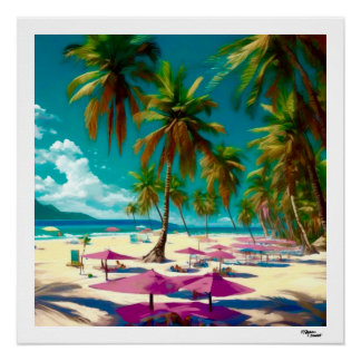 Póster Playa