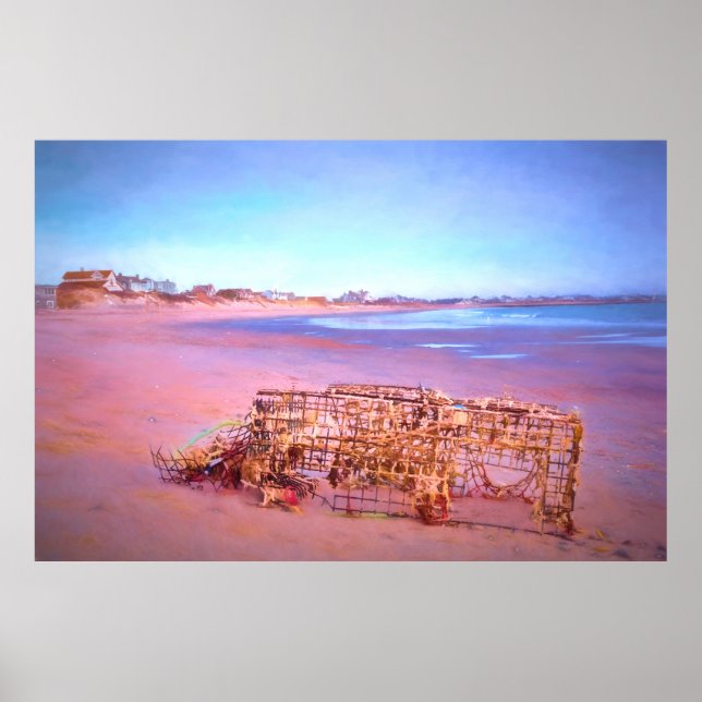 Póster Playa abandonada (Frente)