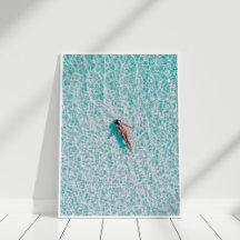 Playa aérea - Poster de vacaciones