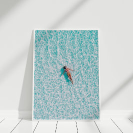 Póster Playa aérea - Poster de vacaciones