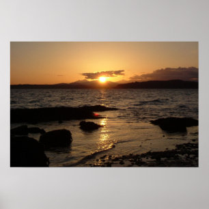 Póster Playa Alki, Sunset