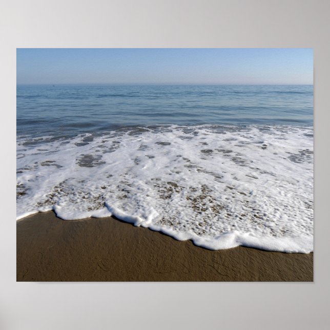 Póster Playa/Arena/Ondas (Frente)