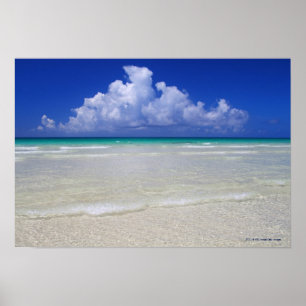 Póster Playa brillante