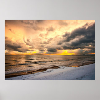 Póster Playa de Aberdeen