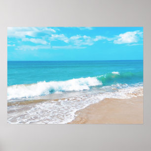 Póster Playa de arena