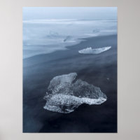 Playa de arena negra y hielo, Islandia