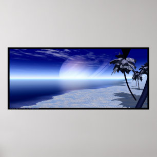 Póster Playa de Argón