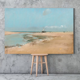 Póster Playa de baja marea (boca del río 1869) Edgar