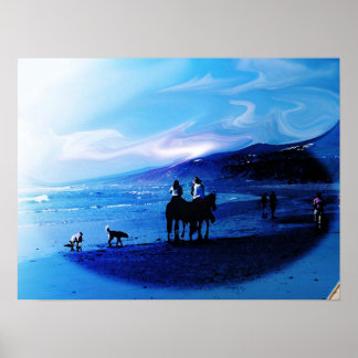 Póster Playa de Baja México