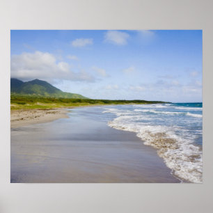 Póster Playa de Barlovento, Nevis