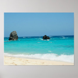 Póster Playa de Bermudas