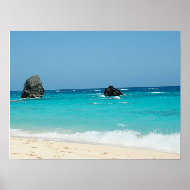 Póster Playa de Bermudas (Frente)