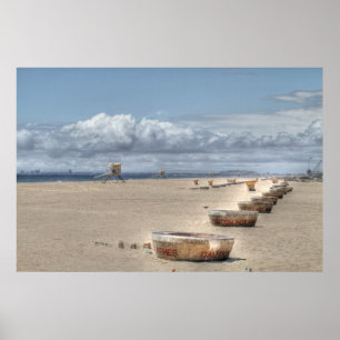 Póster Playa de Bolsa Chica