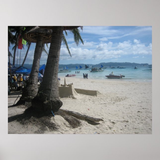 Póster Playa de Boracay (Frente)