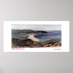 Póster Playa de Carnota (A Coruña)