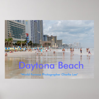 Póster Playa de Daytona, "World Famou...