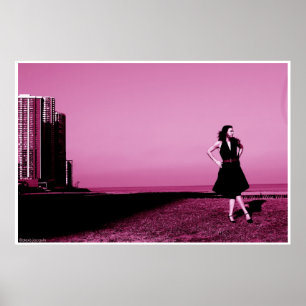 Póster Playa de Edgewater, ill 2006