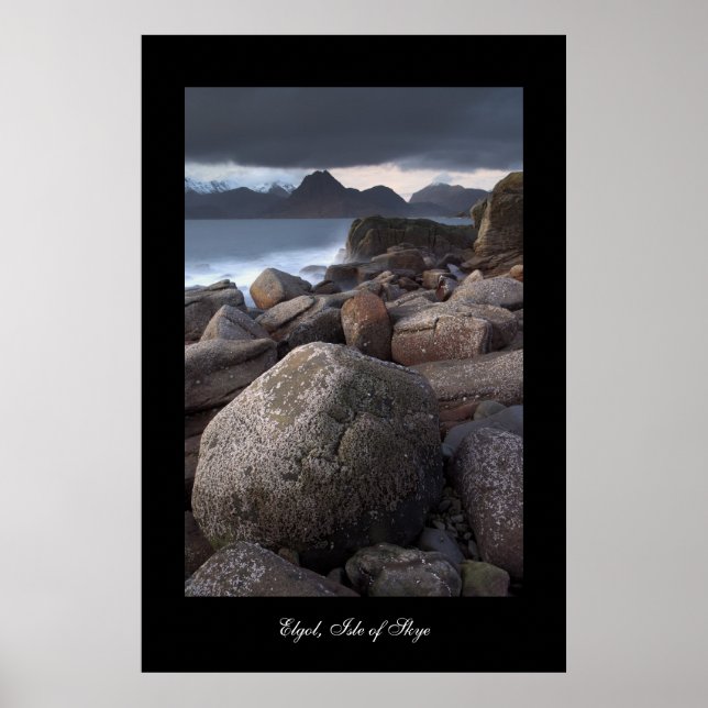 Póster Playa de Elgol. Poster por cARTerART (Frente)