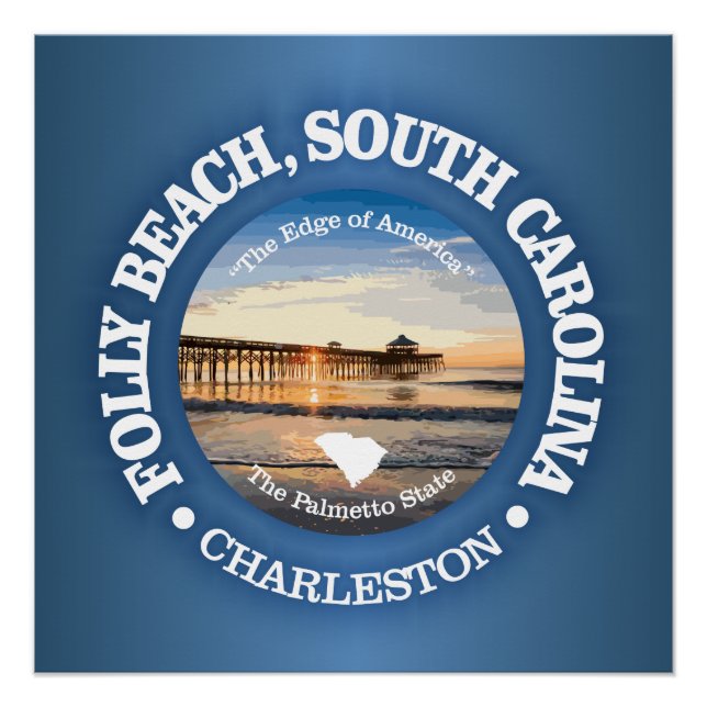 Póster Playa de Folly (C) (Anverso)