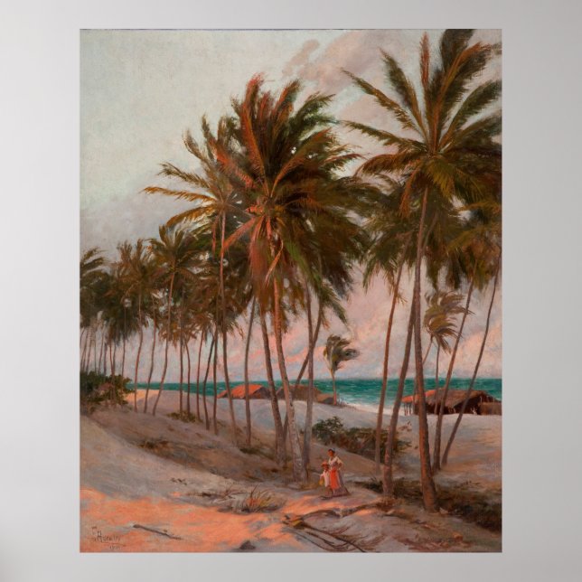 Póster Playa de Fortaleza (Frente)