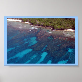 Póster Playa de Guam