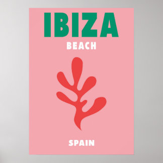 Póster Playa de Ibiza