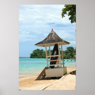 Póster Playa de Jamaica