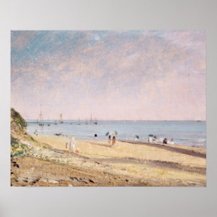 Póster Playa de John Constable el   Brighton (aceite en