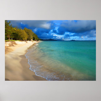 Póster Playa de Kailua